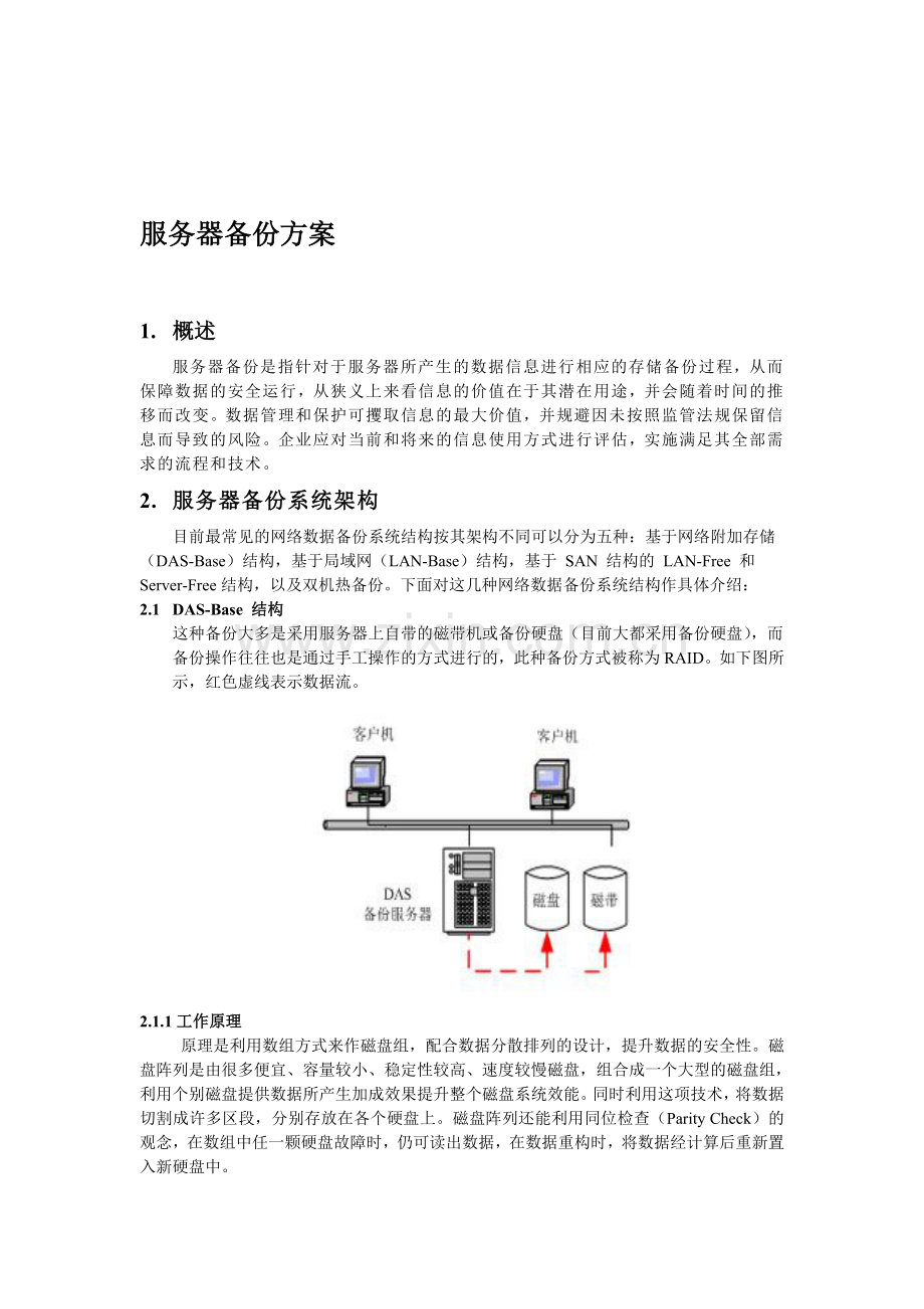 服务器备份方案资料.doc_第1页