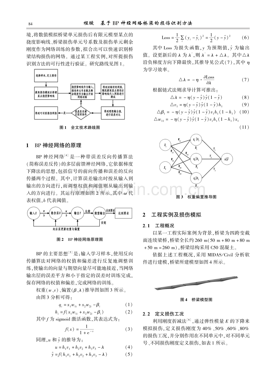 基于BP神经网络桥梁的损伤识别方法.pdf_第2页