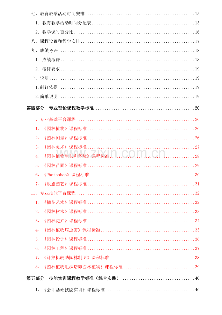 会计电算化专业人才培养方案样本.doc_第3页