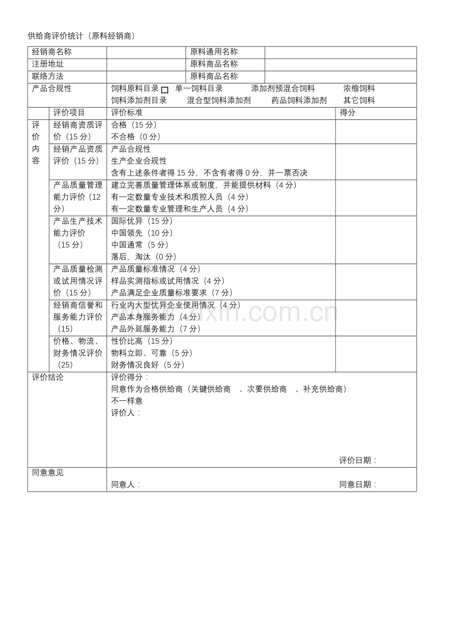 饲料质量安全管理规范记录表格样本.docx_第2页