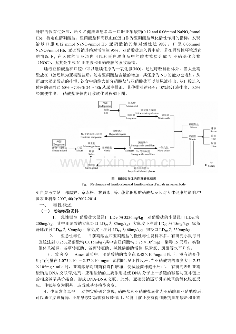 食品添加剂硝酸盐亚硝….doc_第2页