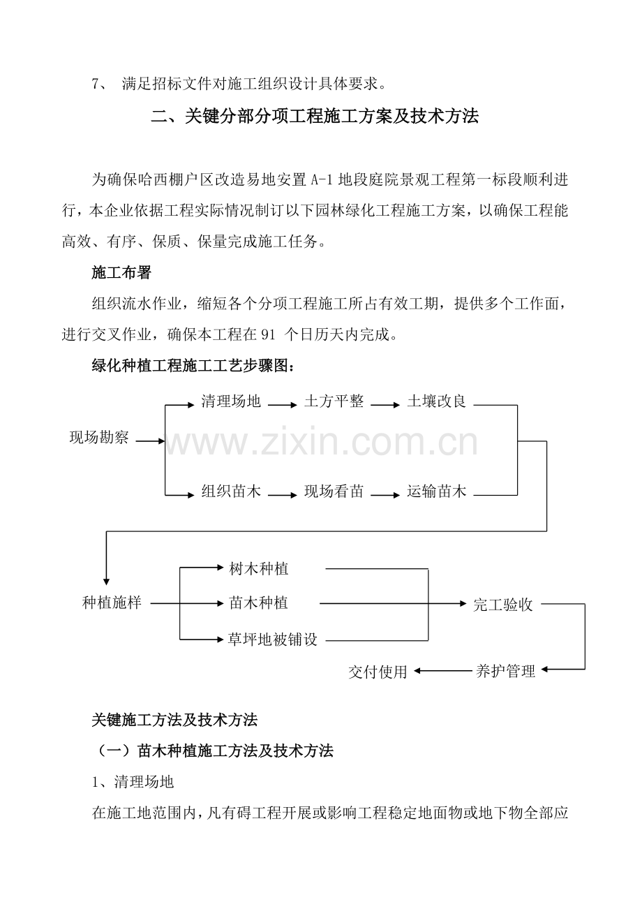 园林施工组织设计范本样本.doc_第2页