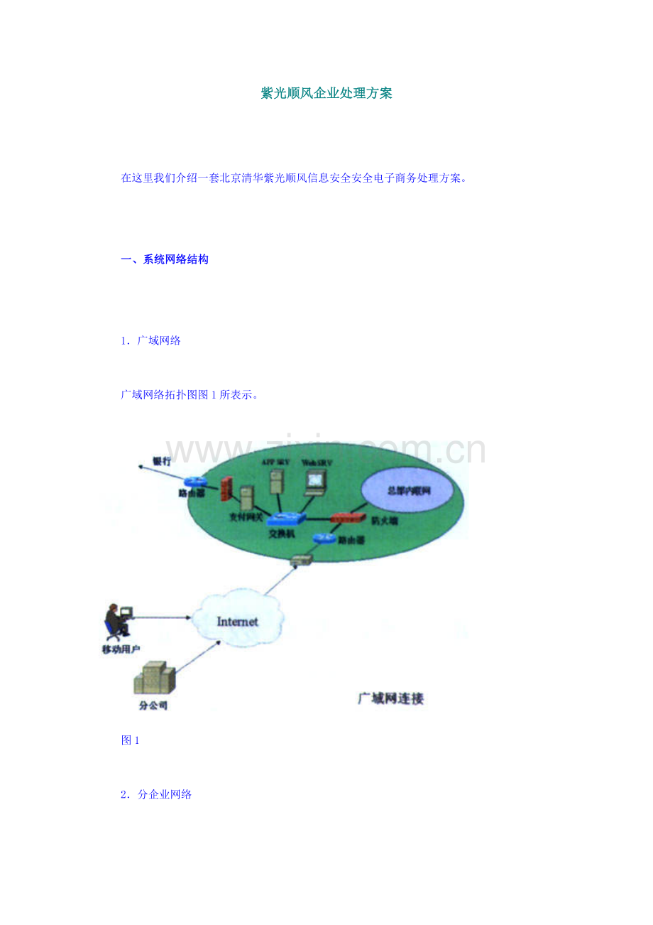 公司的系统解决方案介绍样本.doc_第1页