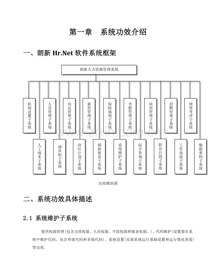 人力资源管理系统版用户手册样本.doc_第3页