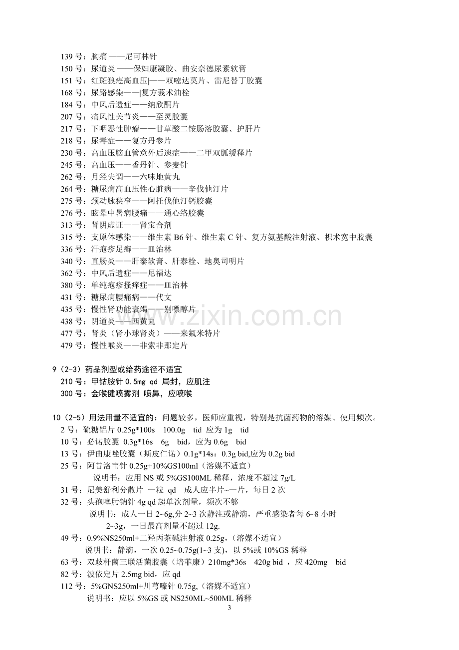 10月份处方点评总结.doc_第3页