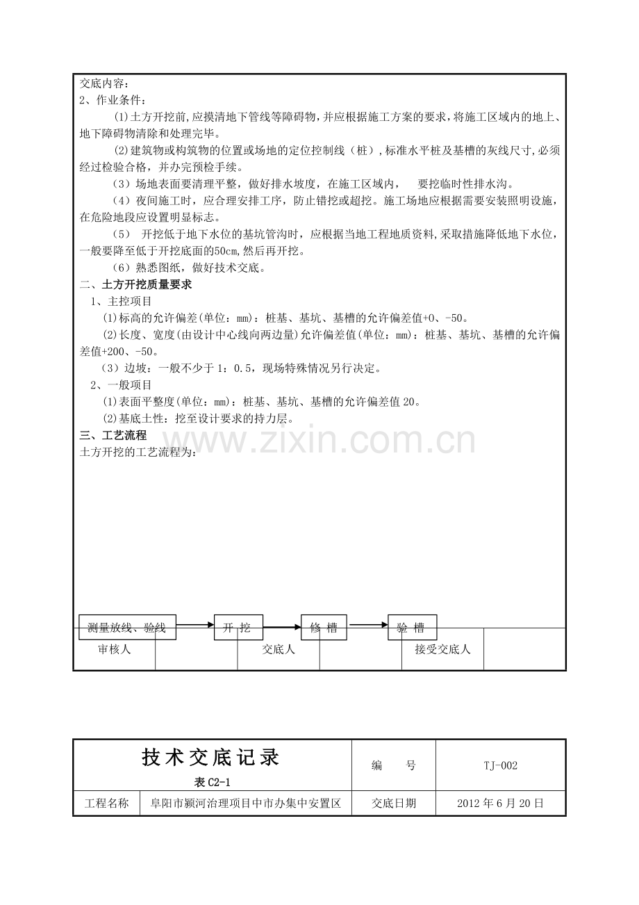 土方技术交底记录.doc_第3页