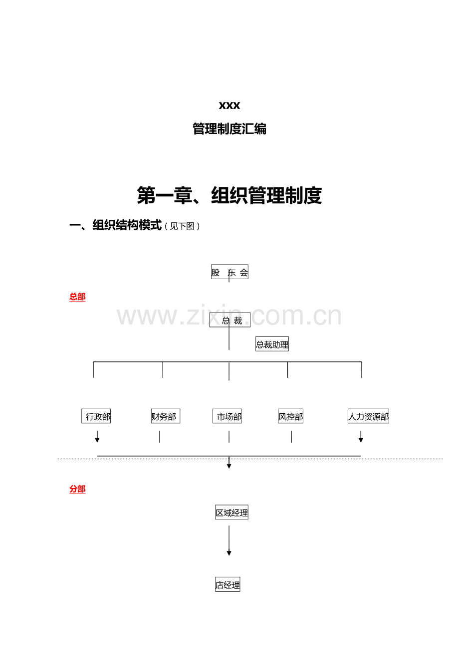 公司管理制度汇编材料样本.doc_第1页