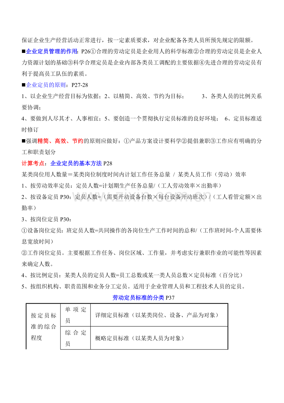 企业人力资源管理师三级总复习大纲1.doc_第3页