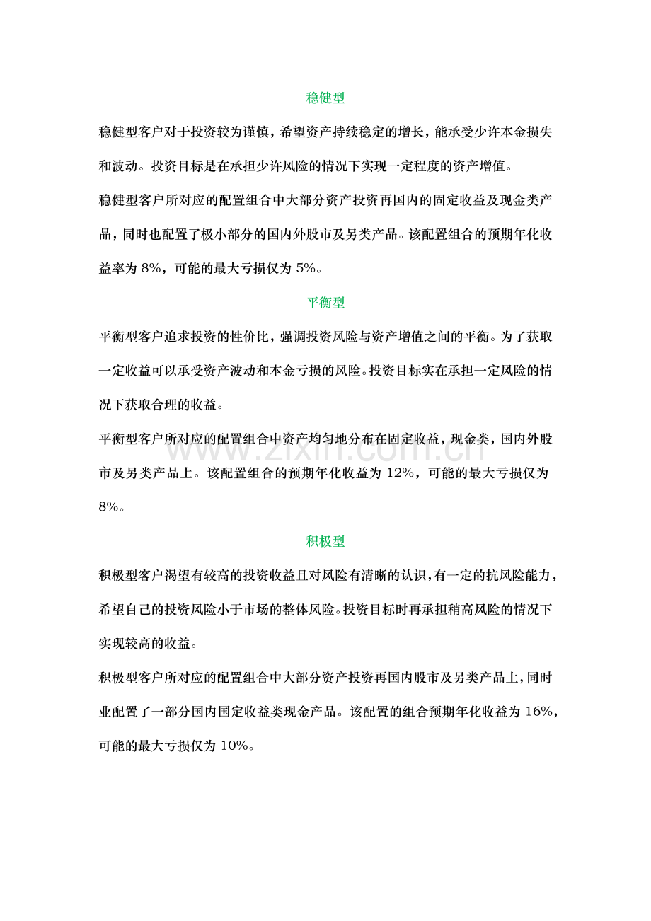 不同风险类型的描述语.docx_第2页