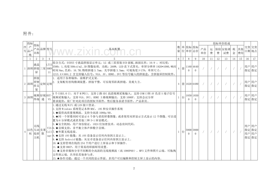 兰州第六十一中学多功能会议室升级改造项目1.doc_第2页