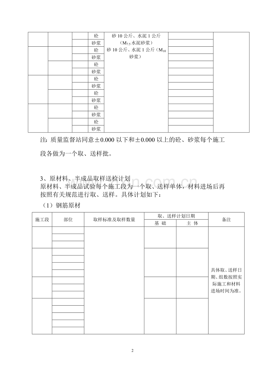 取样送检计划书.doc_第2页