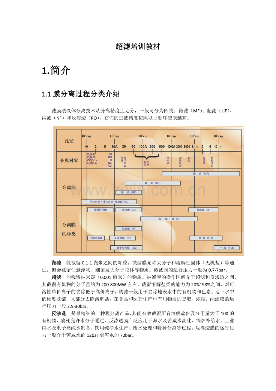 超滤培训教材.docx_第1页