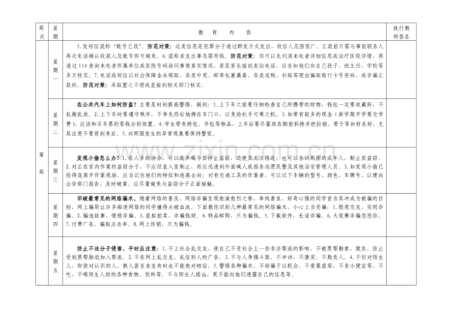 防诈骗防不法侵害防意外伤害安全教育教案讲义.doc_第2页