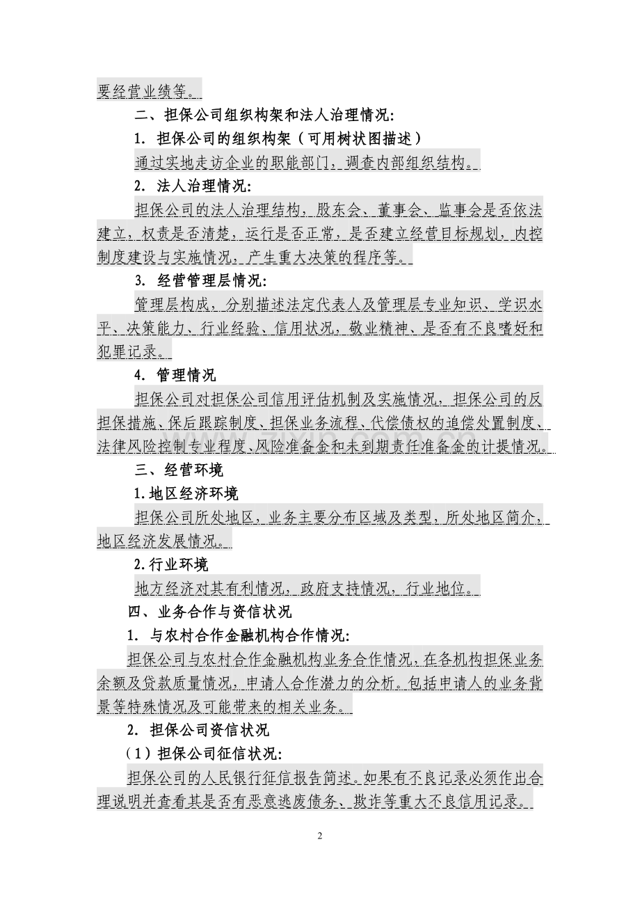 融资性担保公司评级报告模板.doc_第3页