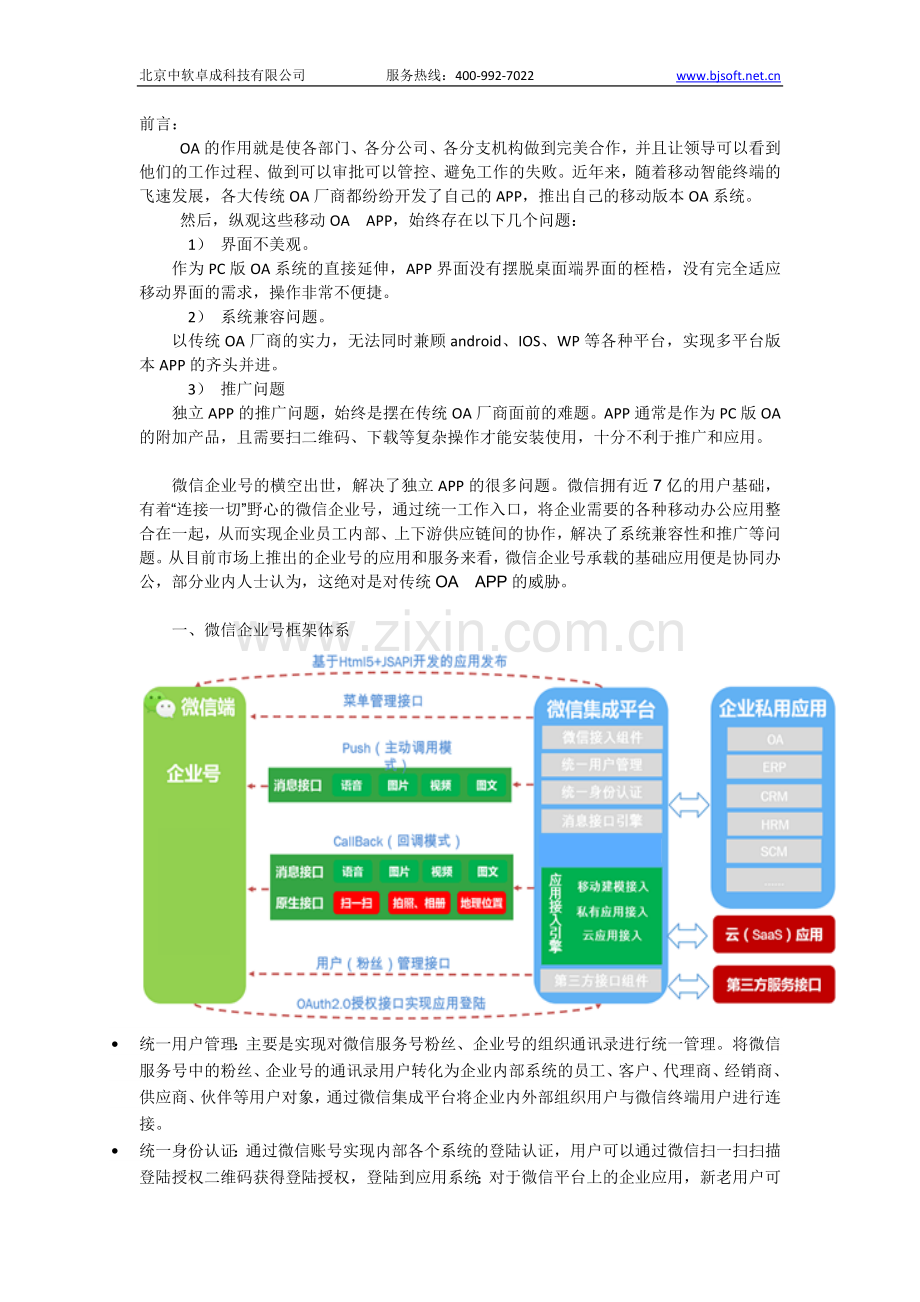 中软卓成微信企业号整合方案1.docx_第1页