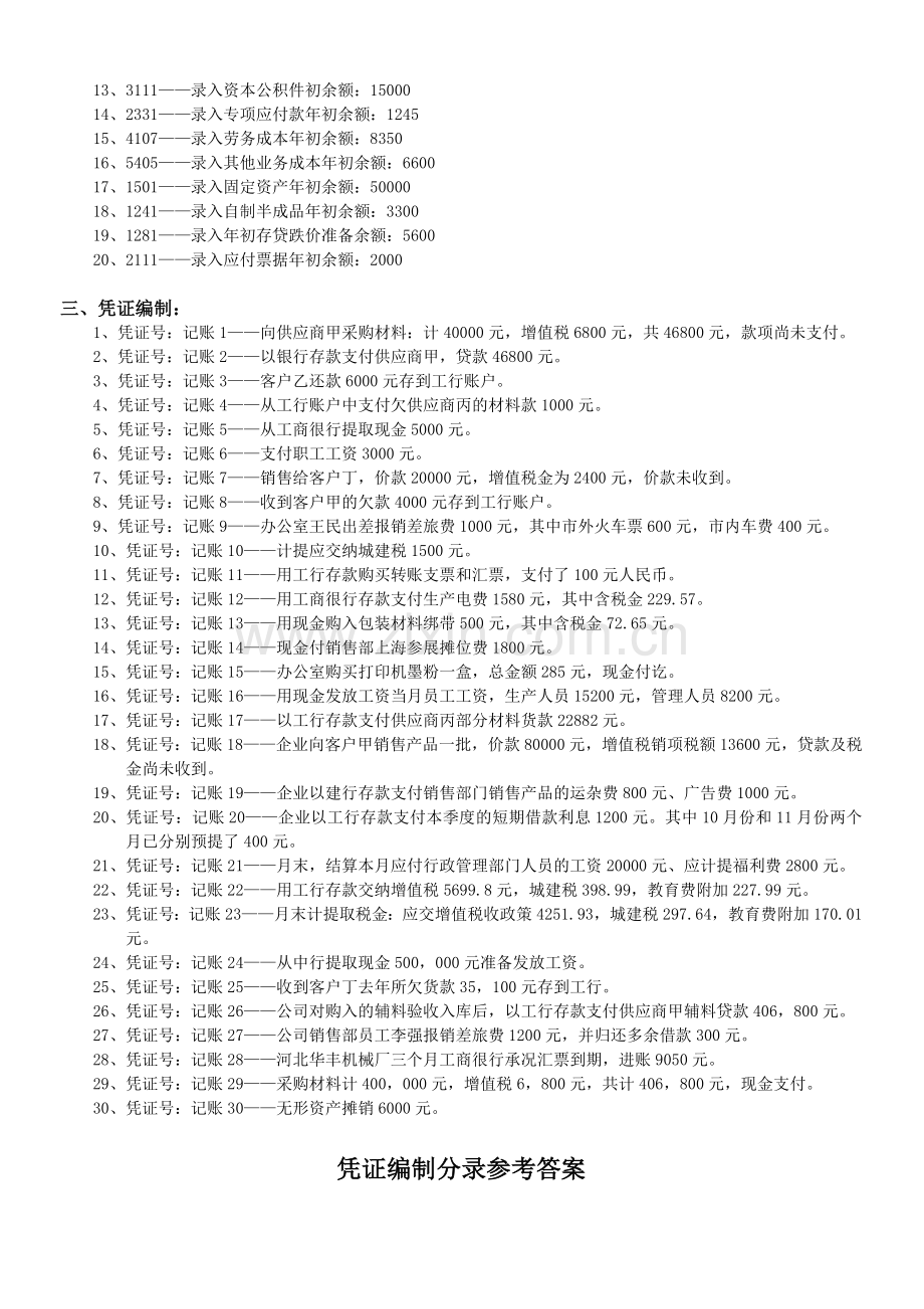 2013宁波会计电算化模拟试题.doc_第2页