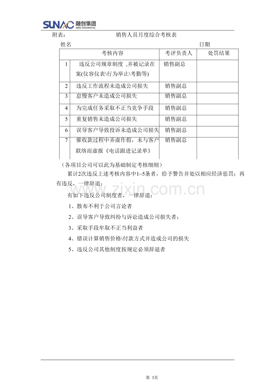 融创销售系统薪酬管理制度.docx_第3页