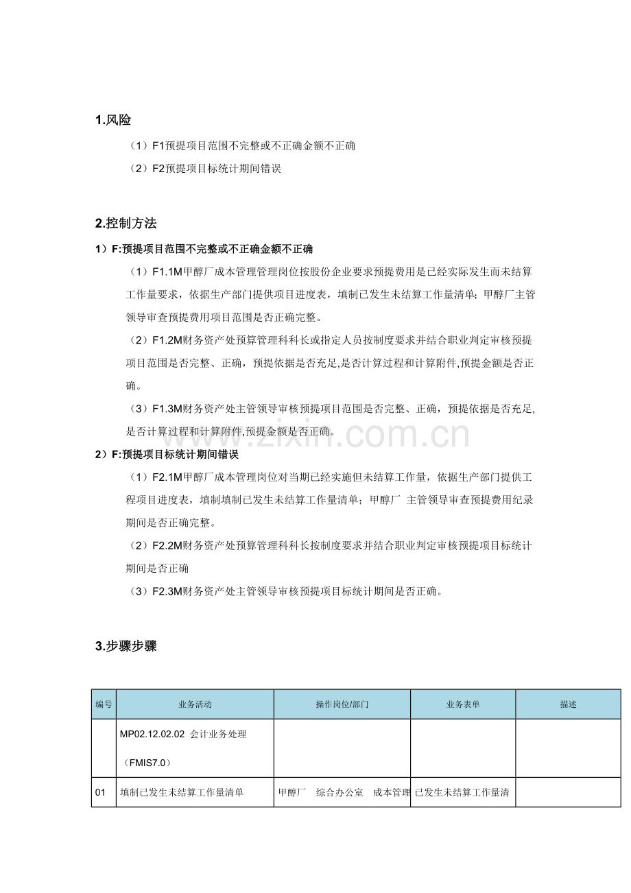 预提费用管理流程图样本.doc_第3页