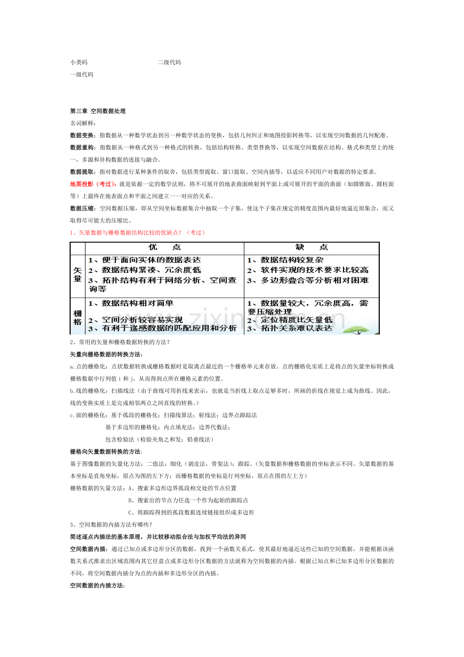 地理信息系统复习要点.doc_第3页