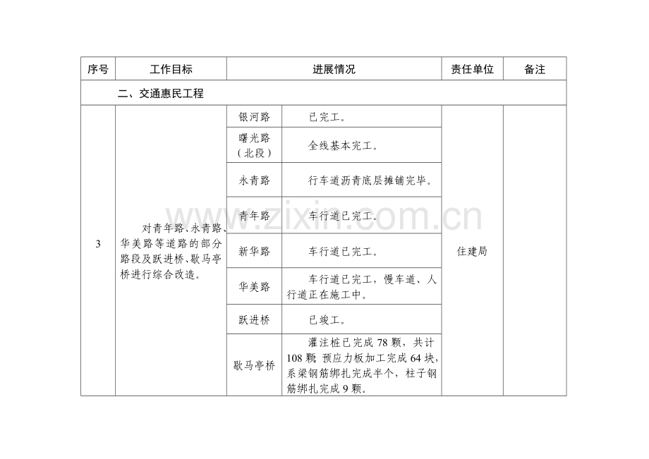 大惠民工程进展情况统计表.doc_第2页