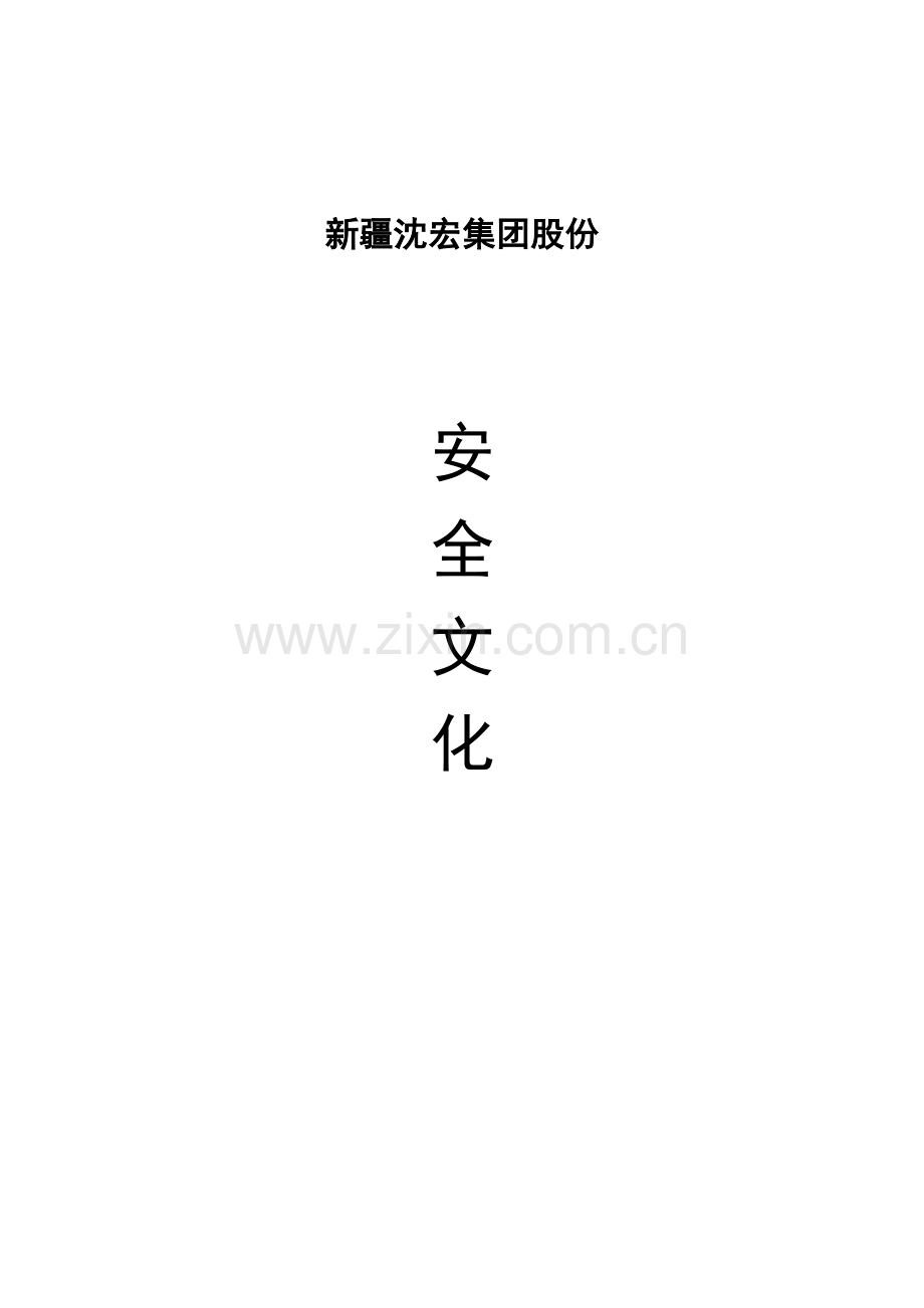 企业安全文化体系样本.doc_第1页