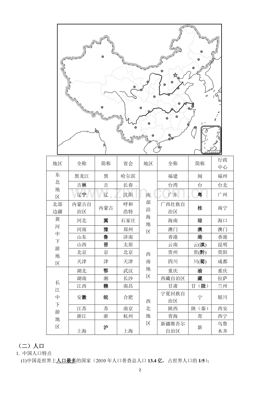 成都初二地理会考知识点教学提纲.doc_第2页