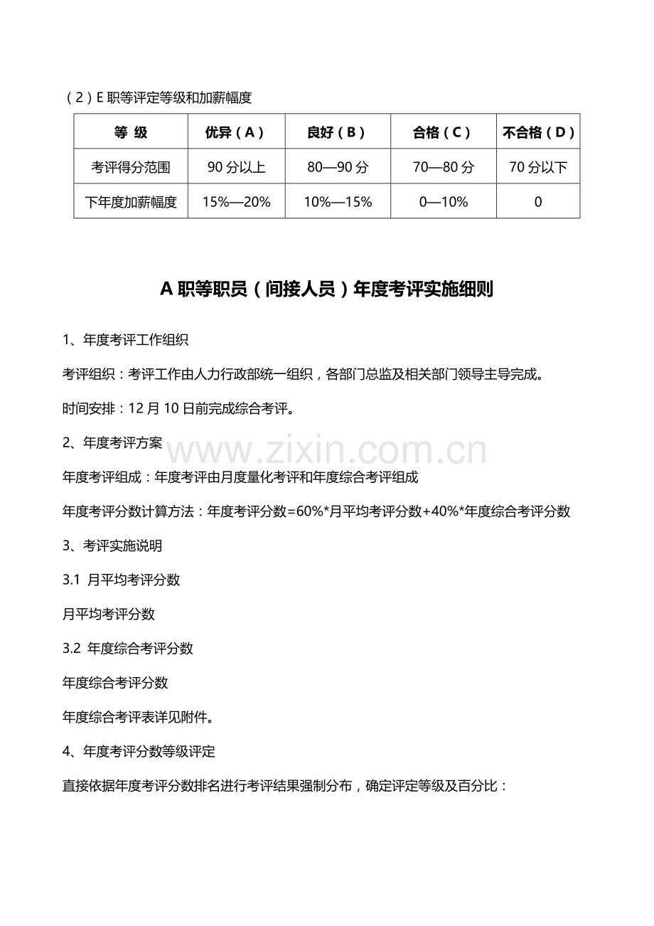 公司年员工年度考核实施方案样本.doc_第2页