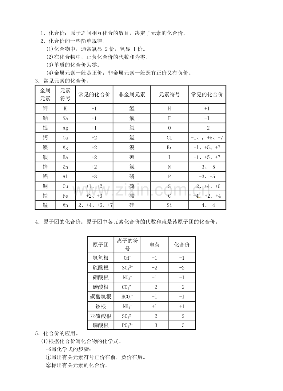 临海市新概念教育咨询有限公司八年级科学下册16表示物质的符号教案浙教版.doc_第3页