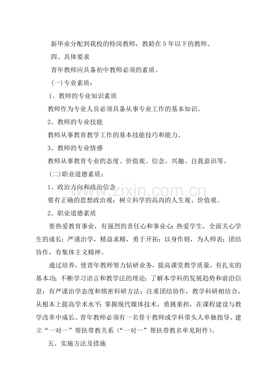 青年教师培养方案.doc_第2页