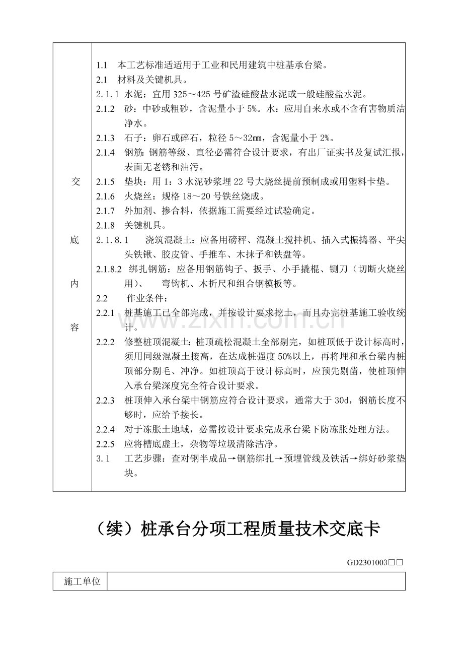 分项工程质量技术交底卡样本.doc_第2页