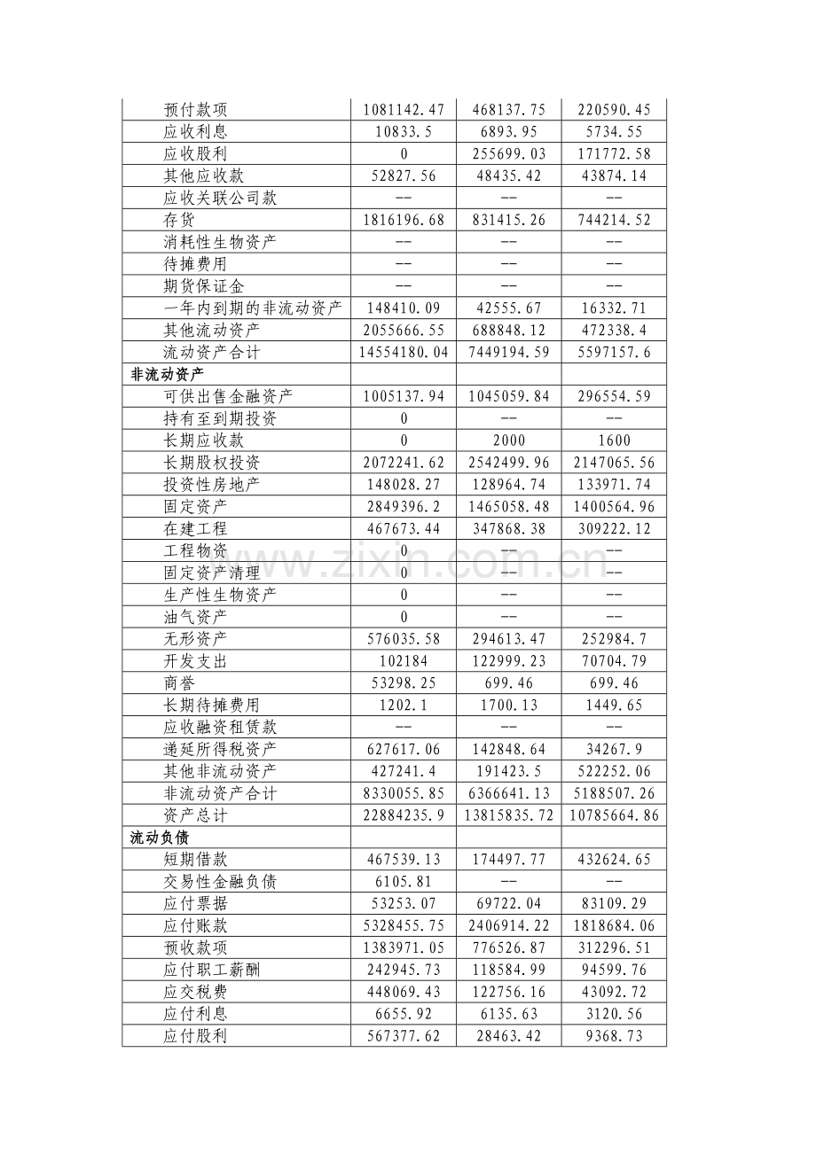 上海汽车集团股份有限公司财务报表分1.doc_第2页