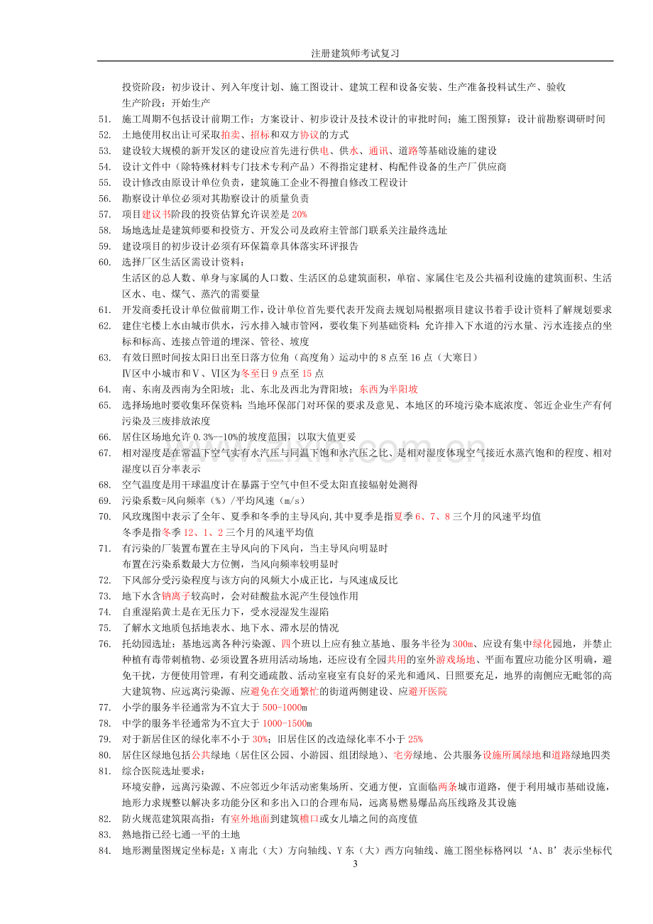 一级注册建筑师考试复习资料.doc_第3页