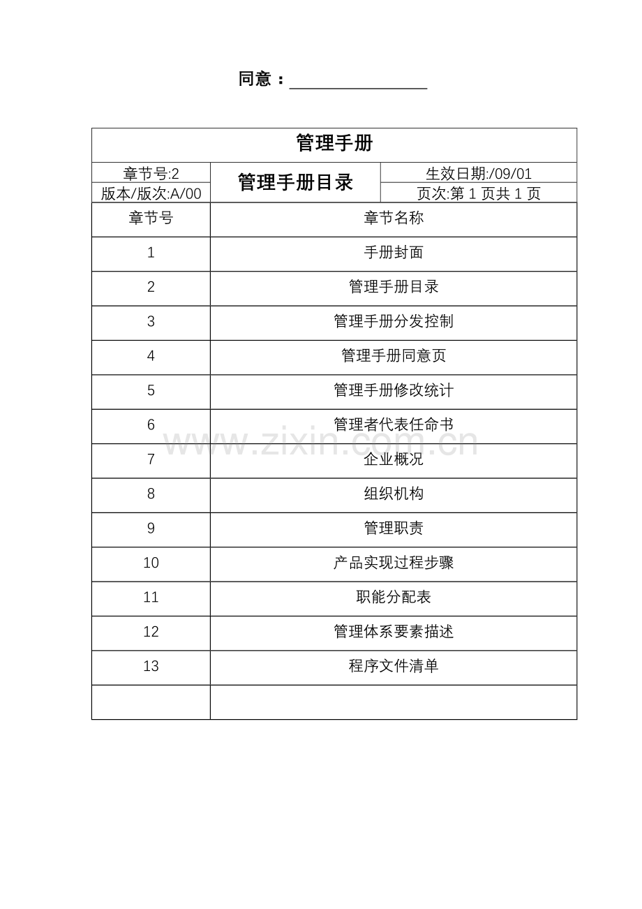 公司ISO14001环境体系管理手册样本.doc_第2页