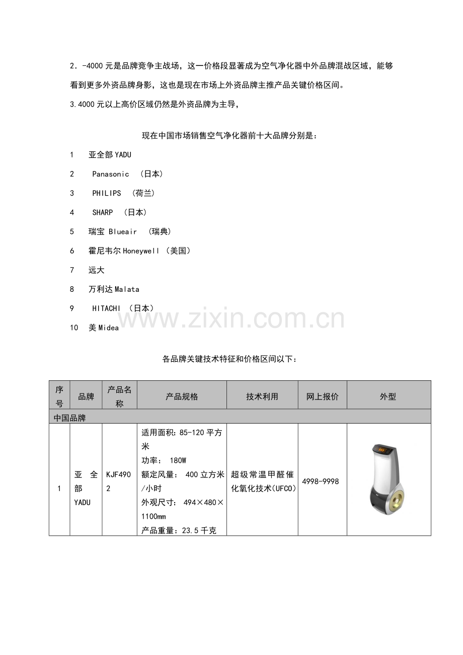 品牌空气净化器营销规矩方案样本.doc_第2页