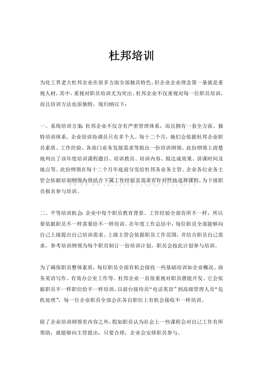 商业机器公司培训方案样本.doc_第1页