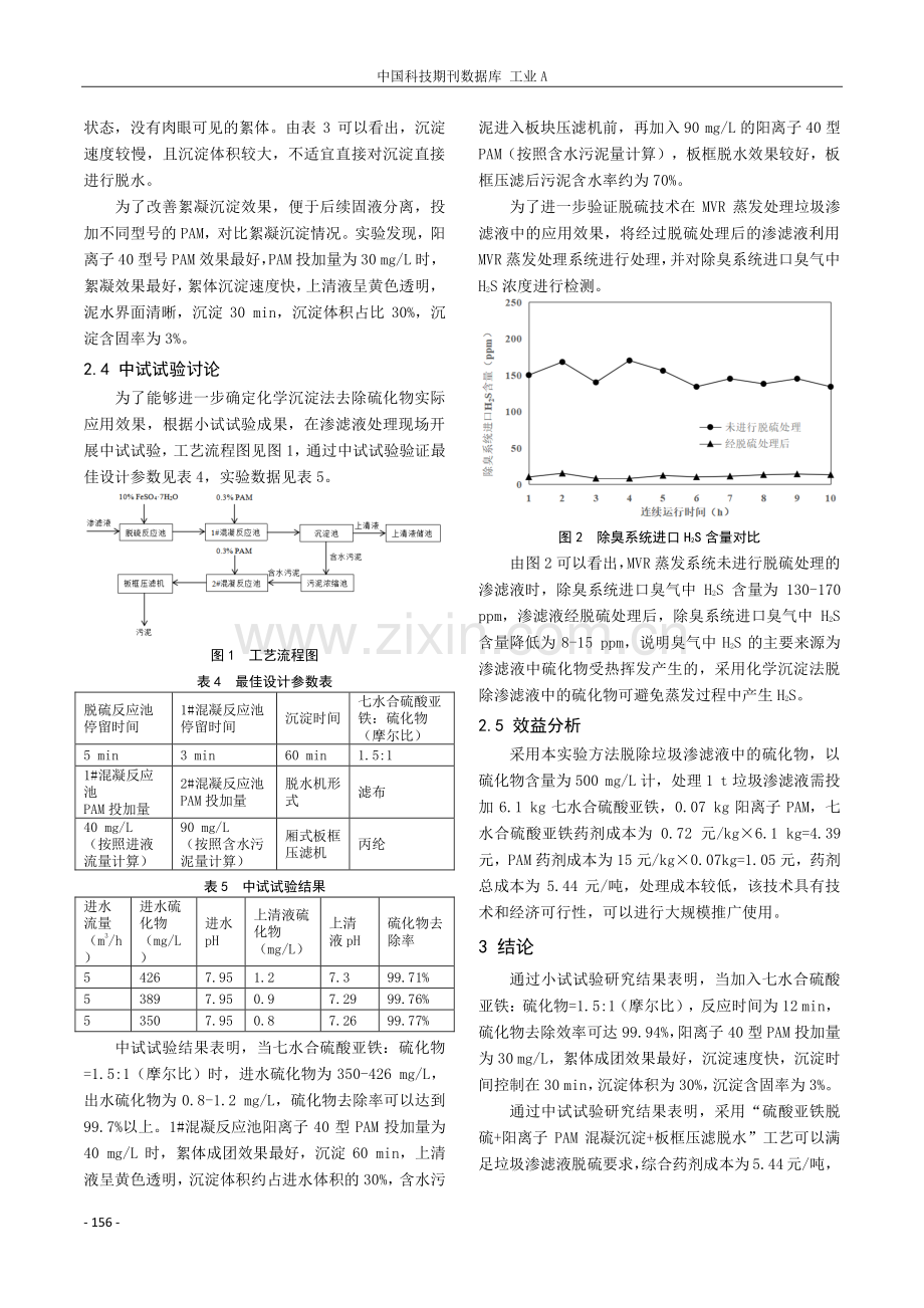 化学沉淀法脱除垃圾渗滤液中硫化物的研究.pdf_第3页