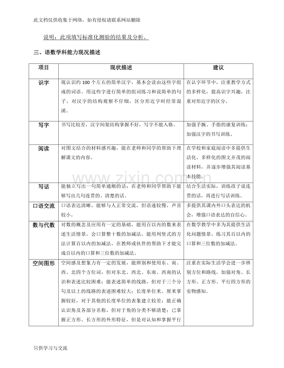 个别化教育计划实例教学内容.doc_第3页