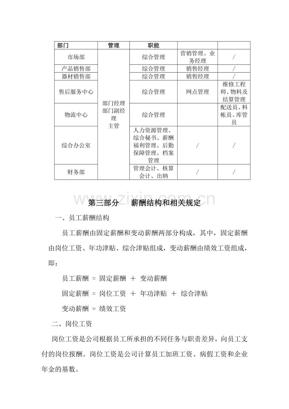 XX通信公司薪酬管理办法0405合集.doc_第3页