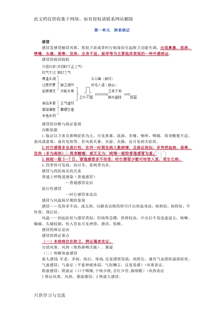 中医内科学讲课讲稿.doc_第1页