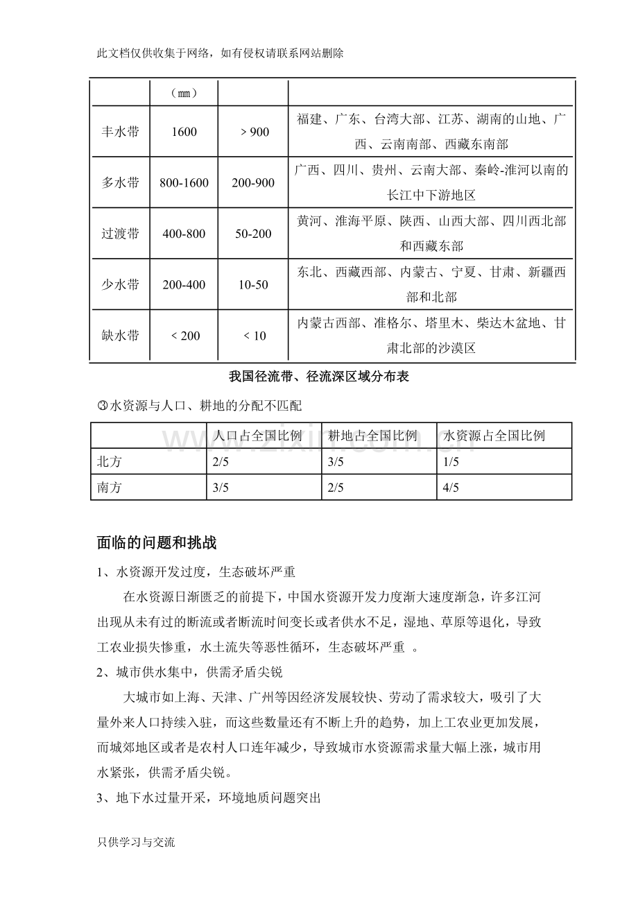 如何实现我国水资源的可持续利用教学提纲.doc_第2页