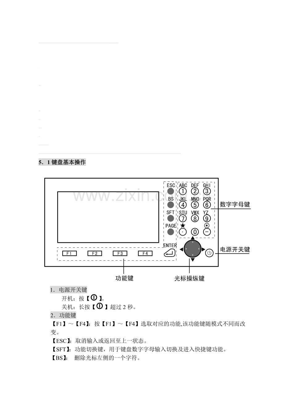 全站仪的使用说明资料.doc_第1页