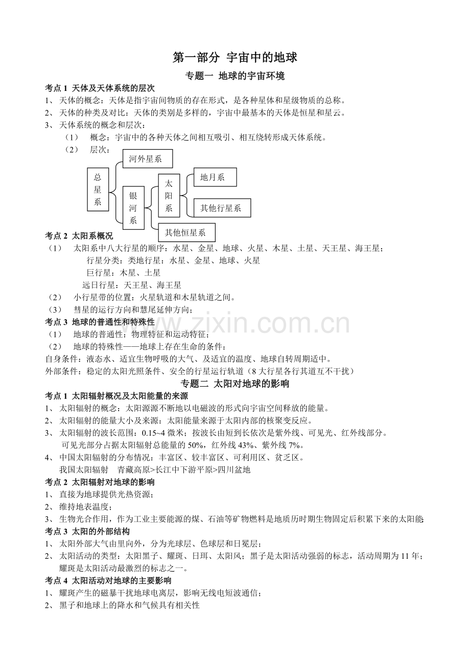 必修一学考知识点归纳学习资料.doc_第1页