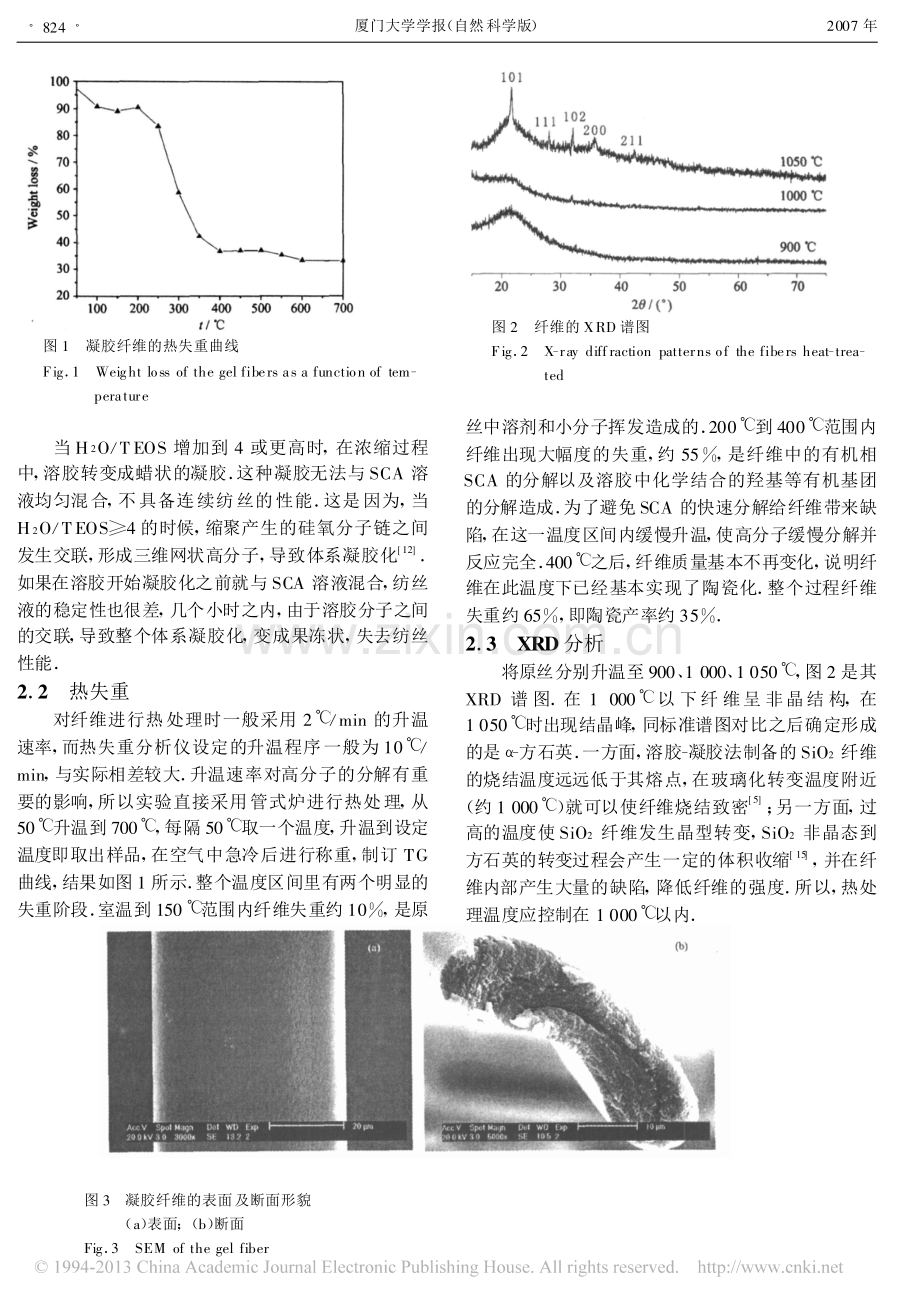 溶胶-凝胶法制备二氧化硅陶瓷纤维的研究(1)培训资料.pdf_第3页