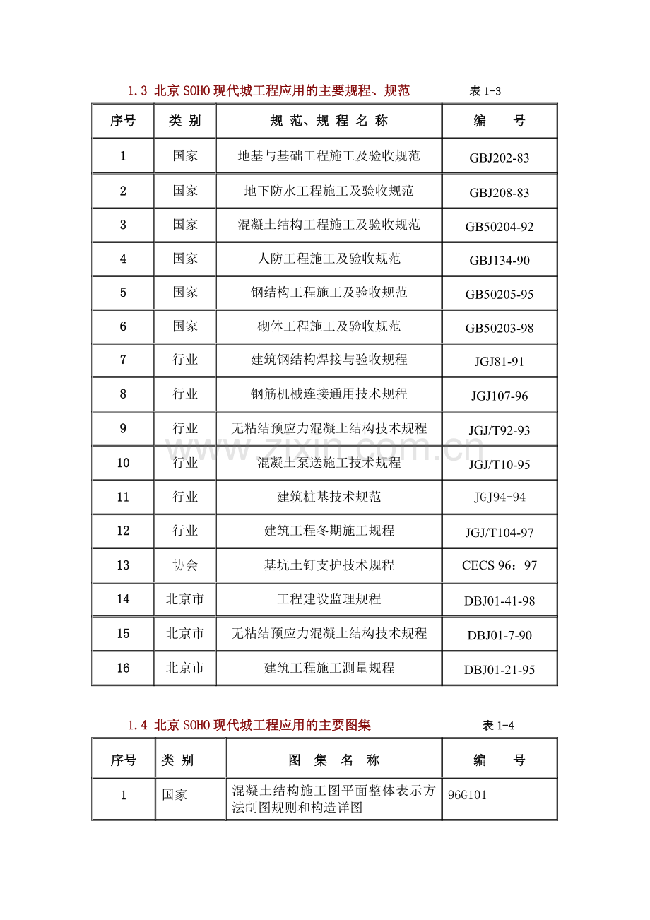 北京SOHO现代城工程施工组织设计方案资料讲解.doc_第2页