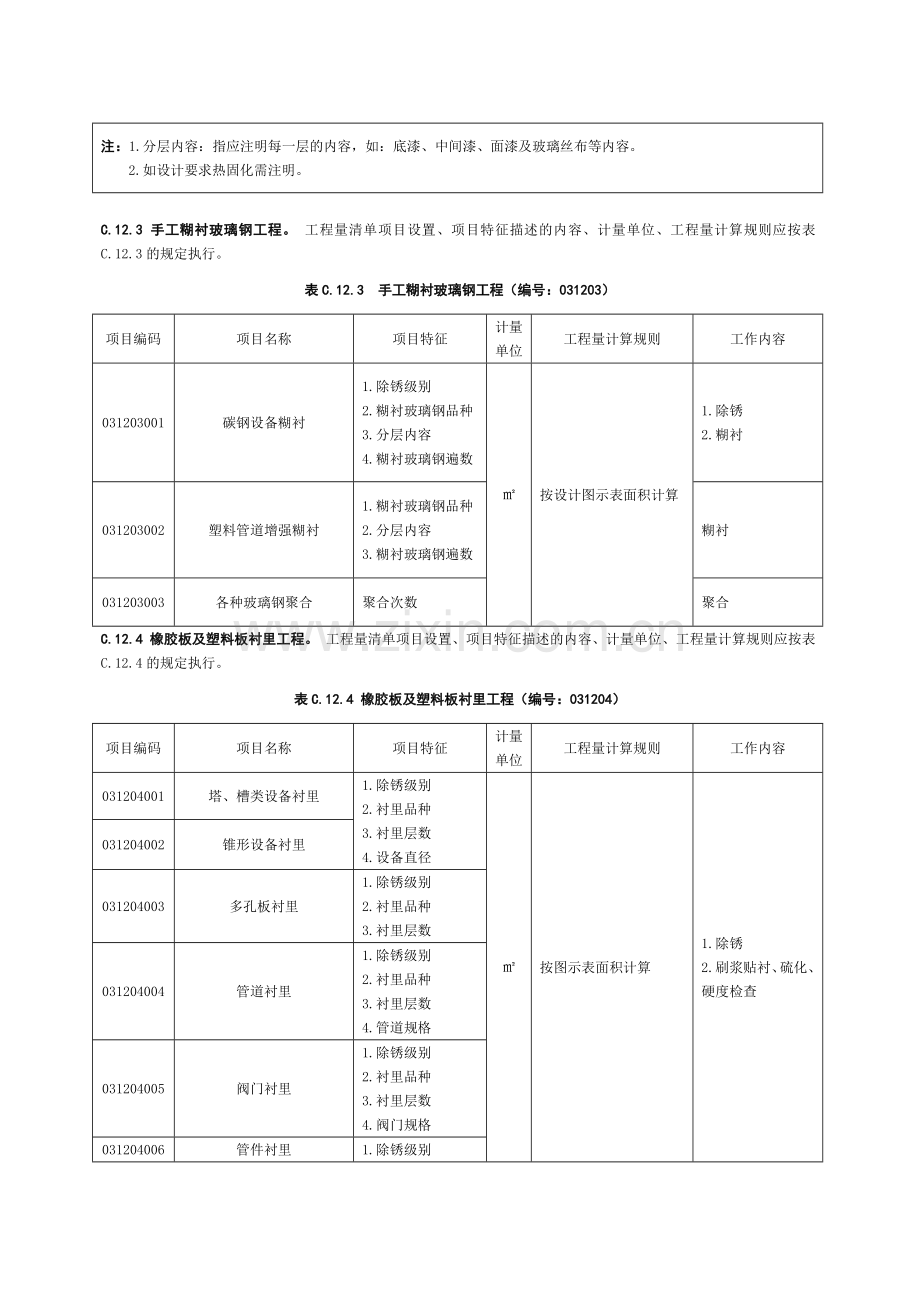 刷油、防腐蚀、绝热工程量清单计价规范资料.doc_第3页