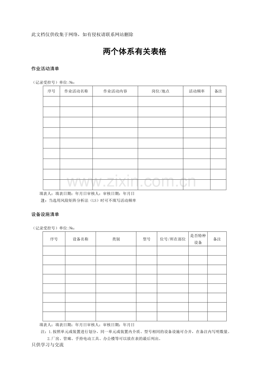 两个体系有关表格备课讲稿.docx_第1页