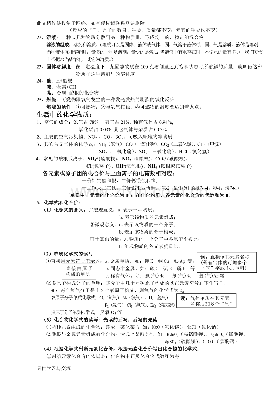 初三化学总复习资料重点word版本.doc_第2页