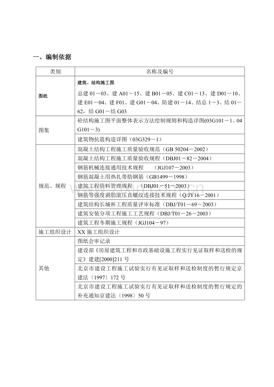 楼宇钢筋工程施工方案.doc_第2页