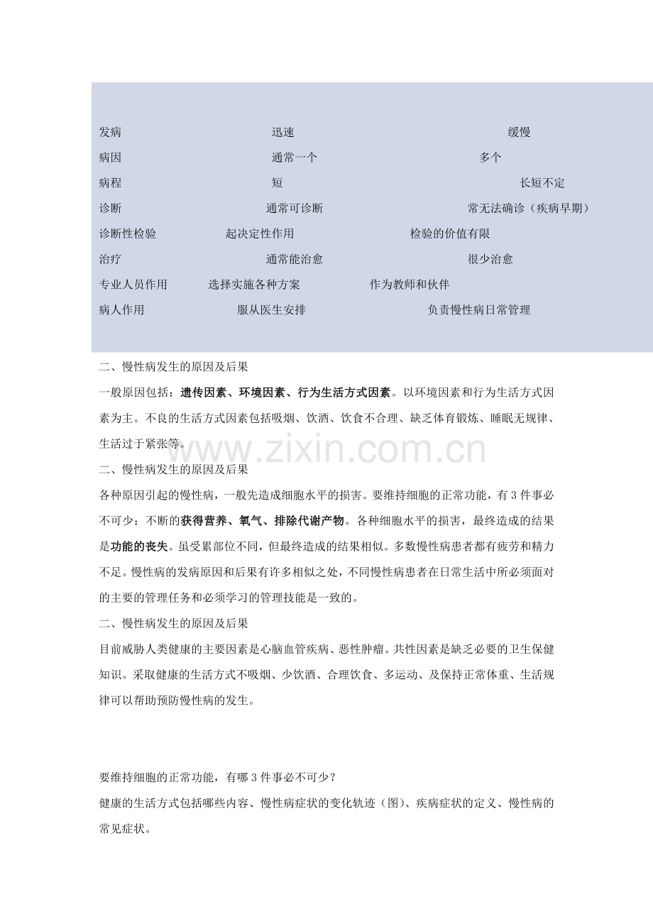 慢性病自我管理重点内容知识分享.doc_第2页