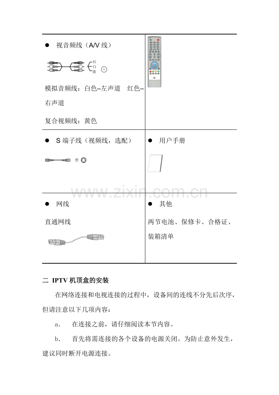 中国电信IPTV安装指导手册.doc_第2页